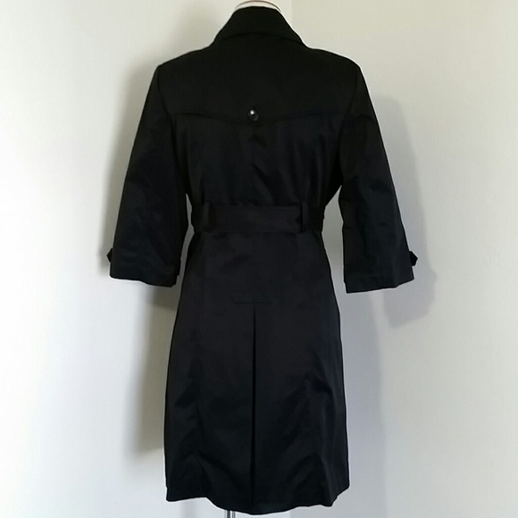 Old Navy Black Trench Style Jacket - Picture 3 of 6